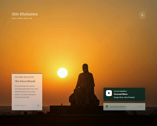 Editorial sunrise sports visual for Shiv Kheltantra